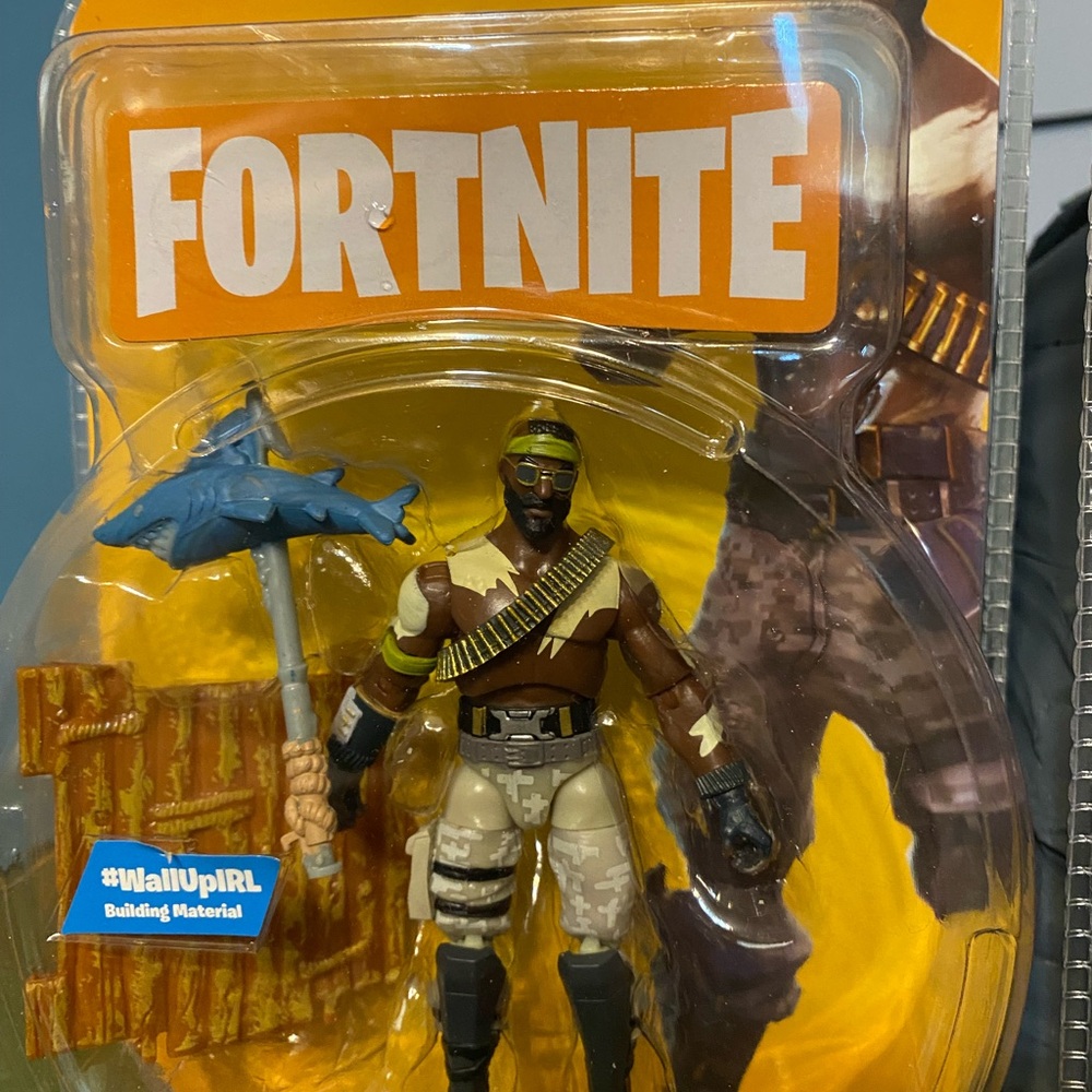 Fortnite OG action figures selling as a bundle for $70 in original box